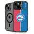 NBA Philadelphia 76ers Canvas Split iPhone 15 Kickstand Case